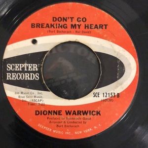 Dionne Warwick Trains And Boats And Planes Vinyl 45 Record '66
